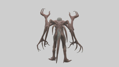 3D model Mutant Creature model VR / AR / low-poly