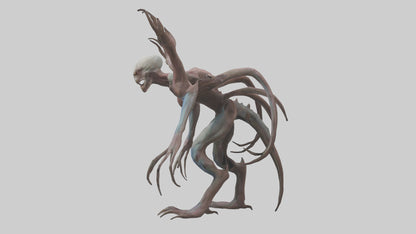 3D model Mutant Creature model VR / AR / low-poly