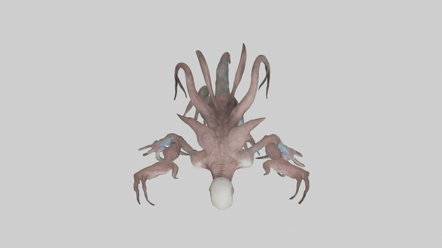3D model Mutant Creature model VR / AR / low-poly