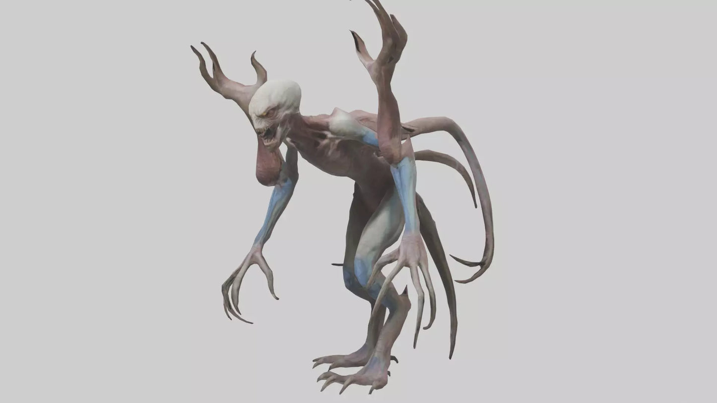 3D model Mutant Creature model VR / AR / low-poly