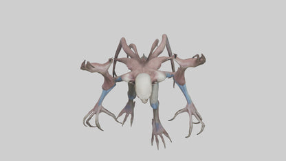 3D model Mutant Creature model VR / AR / low-poly