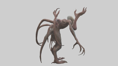 3D model Mutant Creature model VR / AR / low-poly