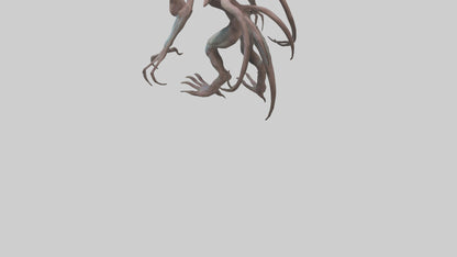3D model Mutant Creature model VR / AR / low-poly