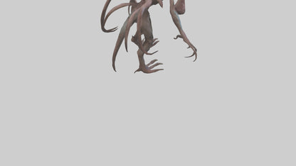 3D model Mutant Creature model VR / AR / low-poly