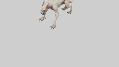 3D model Mutant Hound model VR / AR / low-poly