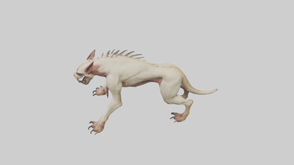 3D model Mutant Hound model VR / AR / low-poly
