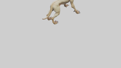 3D model Mutant Hound model VR / AR / low-poly