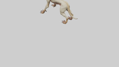 3D model Mutant Hound model VR / AR / low-poly