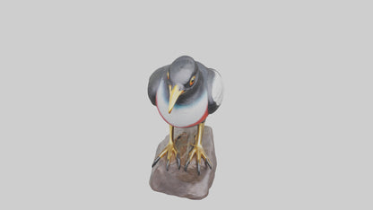 3D model Mynah Bird statue model VR / AR / low-poly