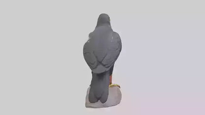 3D model Mynah Bird statue model VR / AR / low-poly