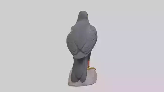 3D model Mynah Bird statue model VR / AR / low-poly