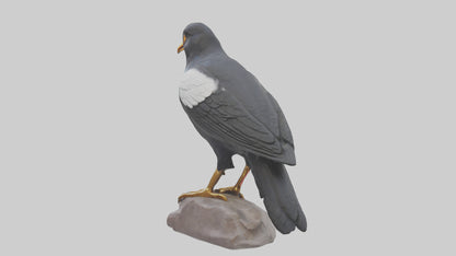 3D model Mynah Bird statue model VR / AR / low-poly