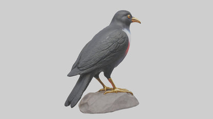 3D model Mynah Bird statue model VR / AR / low-poly
