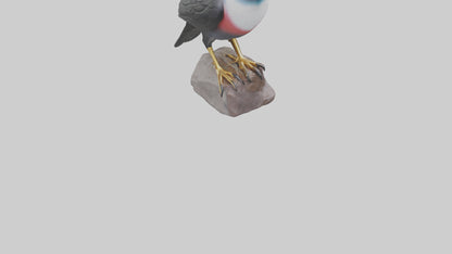 3D model Mynah Bird statue model VR / AR / low-poly