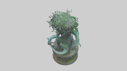 3D model Mystic Forest creature statue model VR / AR / low-poly