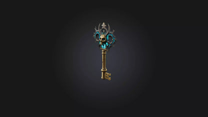 3D model Mystic Key VR / AR / low-poly