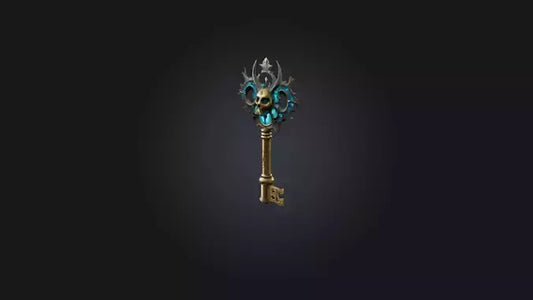 3D model Mystic Key VR / AR / low-poly