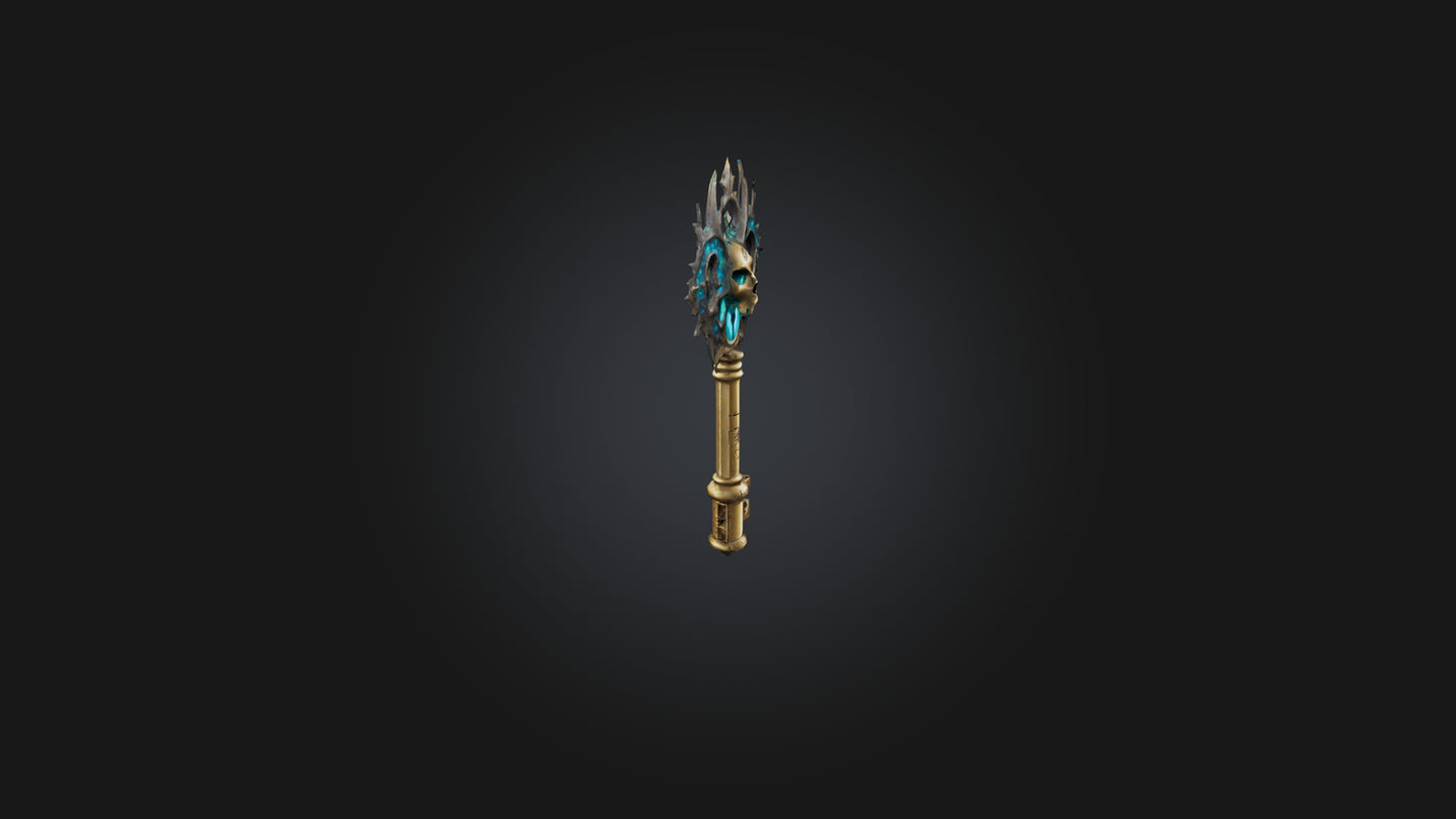 3D model Mystic Key VR / AR / low-poly