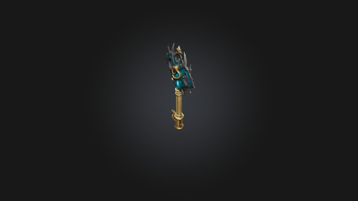 3D model Mystic Key VR / AR / low-poly