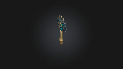 3D model Mystic Key VR / AR / low-poly