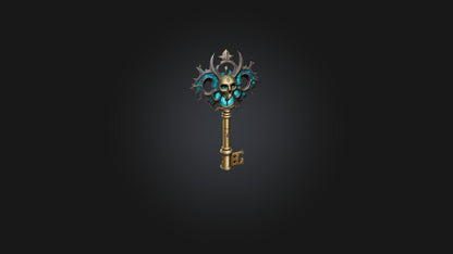 3D model Mystic Key VR / AR / low-poly