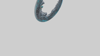 3D model Mystic Moon statue model VR / AR / low-poly