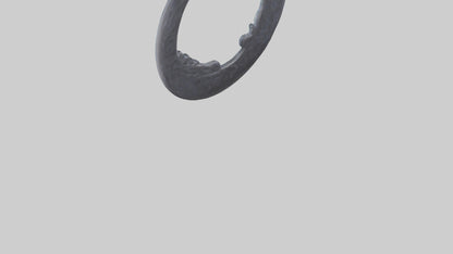 3D model Mystic Moon statue model VR / AR / low-poly