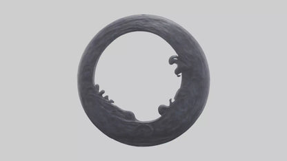 3D model Mystic Moon statue model VR / AR / low-poly