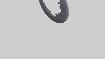 3D model Mystic Moon statue model VR / AR / low-poly