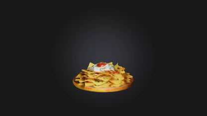 3D model Nachos Model VR / AR / low-poly