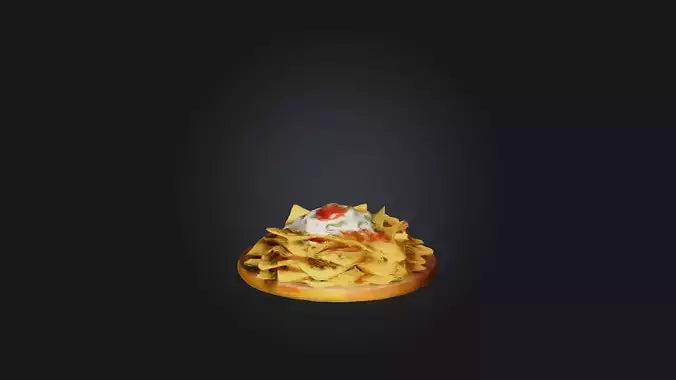 3D model Nachos Model VR / AR / low-poly