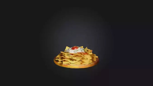 3D model Nachos Model VR / AR / low-poly
