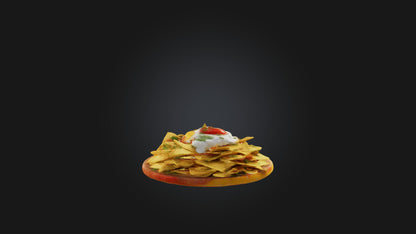 3D model Nachos Model VR / AR / low-poly