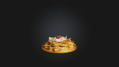 3D model Nachos Model VR / AR / low-poly