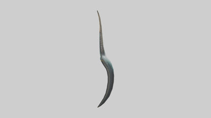 3D model Narwhal Horn VR / AR / low-poly