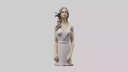 Natalie Portman statue model VR / AR / low-poly