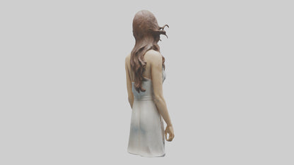 Natalie Portman statue model VR / AR / low-poly