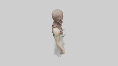 Natalie Portman statue model VR / AR / low-poly
