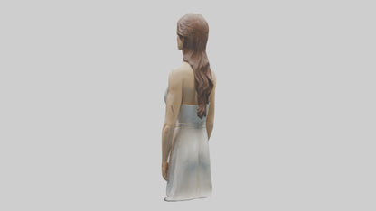 Natalie Portman statue model VR / AR / low-poly