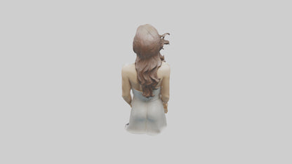 Natalie Portman statue model VR / AR / low-poly
