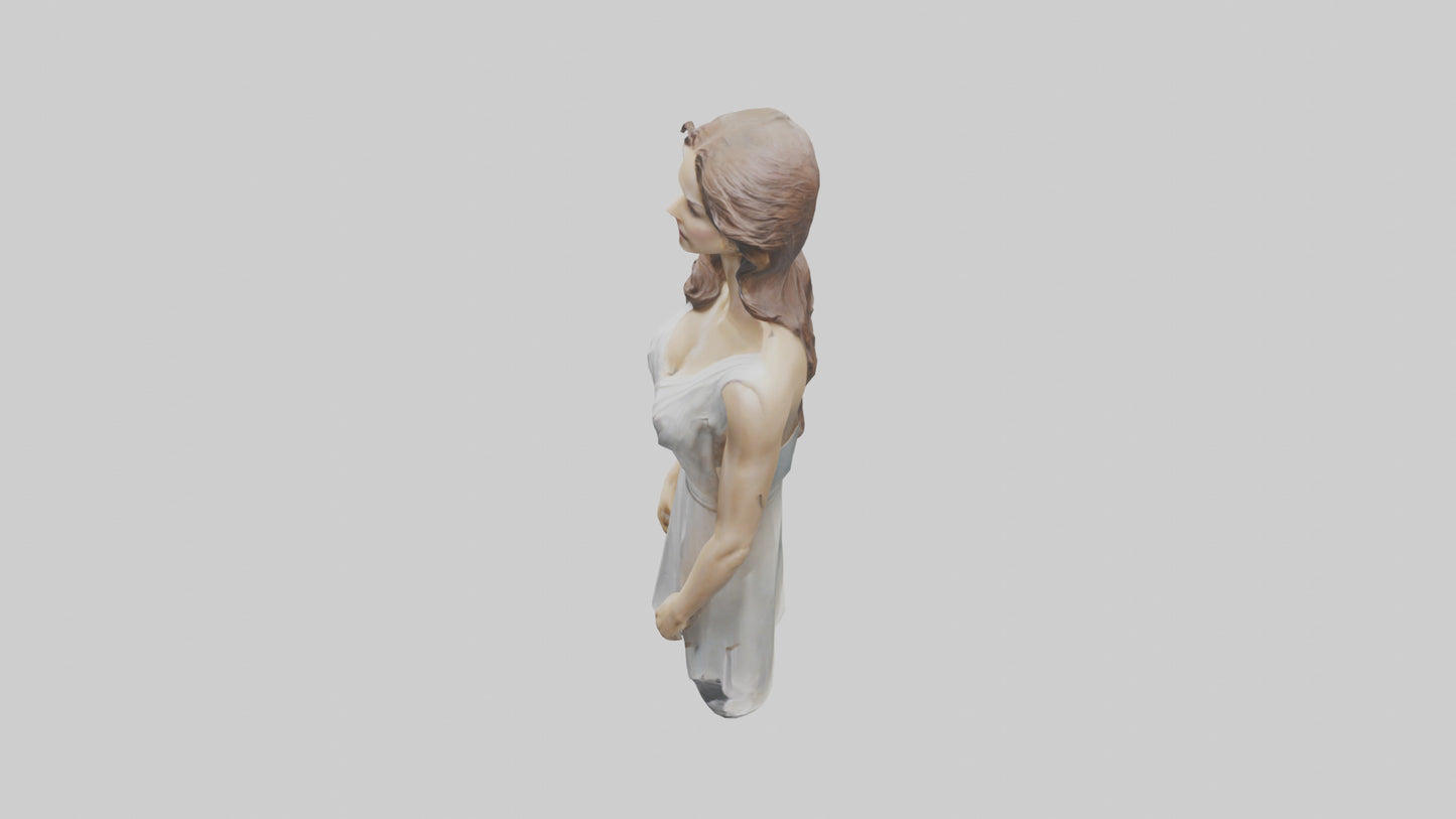 Natalie Portman statue model VR / AR / low-poly