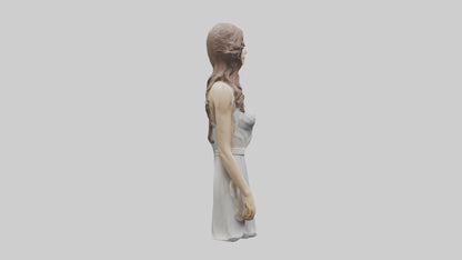 Natalie Portman statue model VR / AR / low-poly