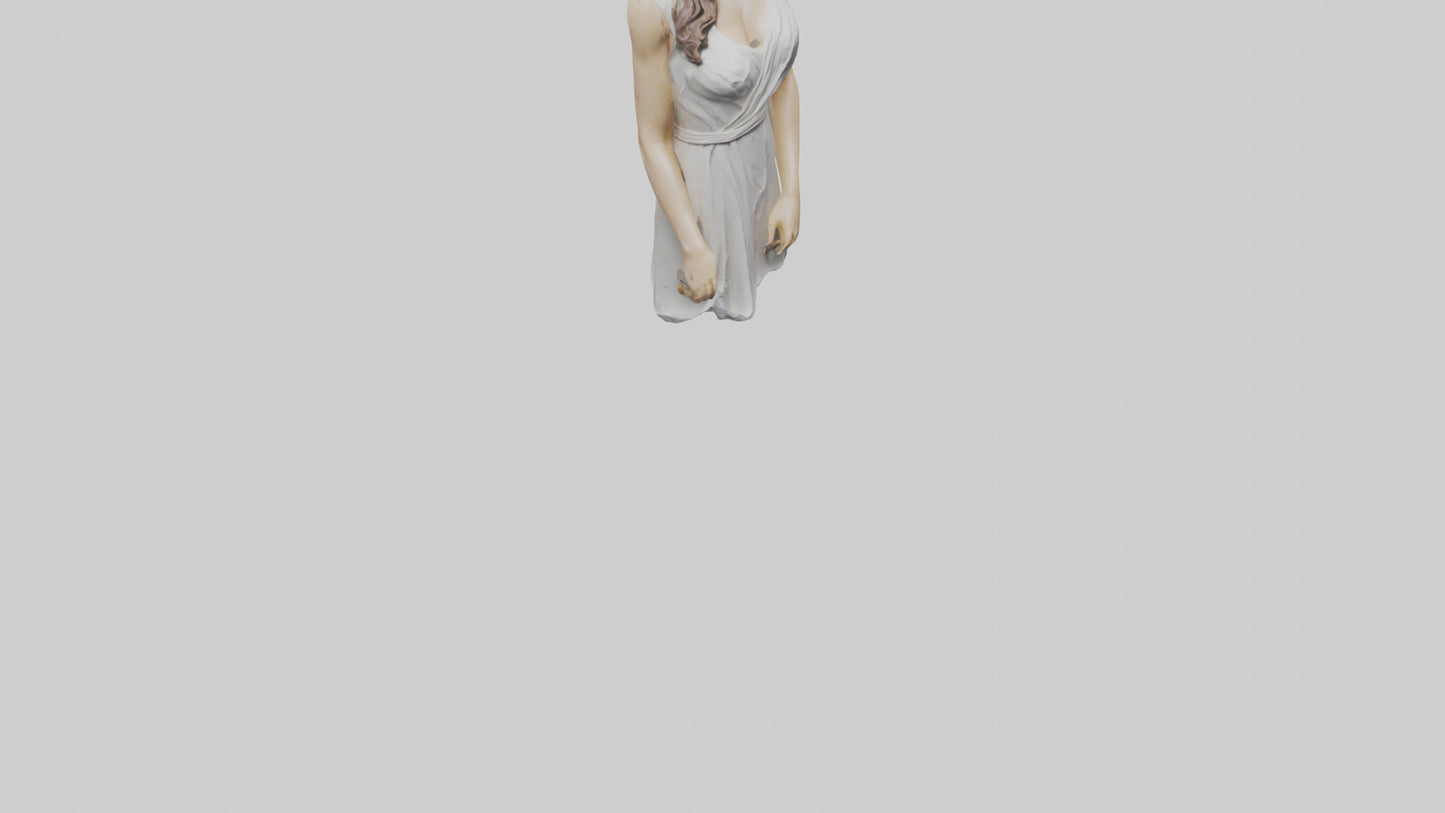 Natalie Portman statue model VR / AR / low-poly