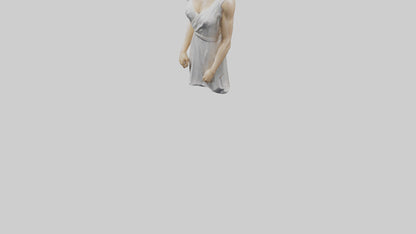 Natalie Portman statue model VR / AR / low-poly