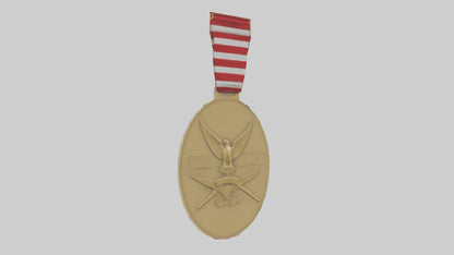 National Defense Medal model VR / AR / low-poly
