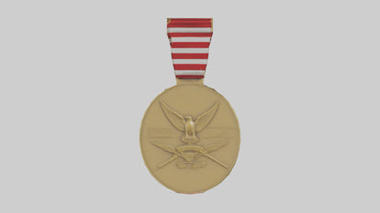 National Defense Medal model VR / AR / low-poly