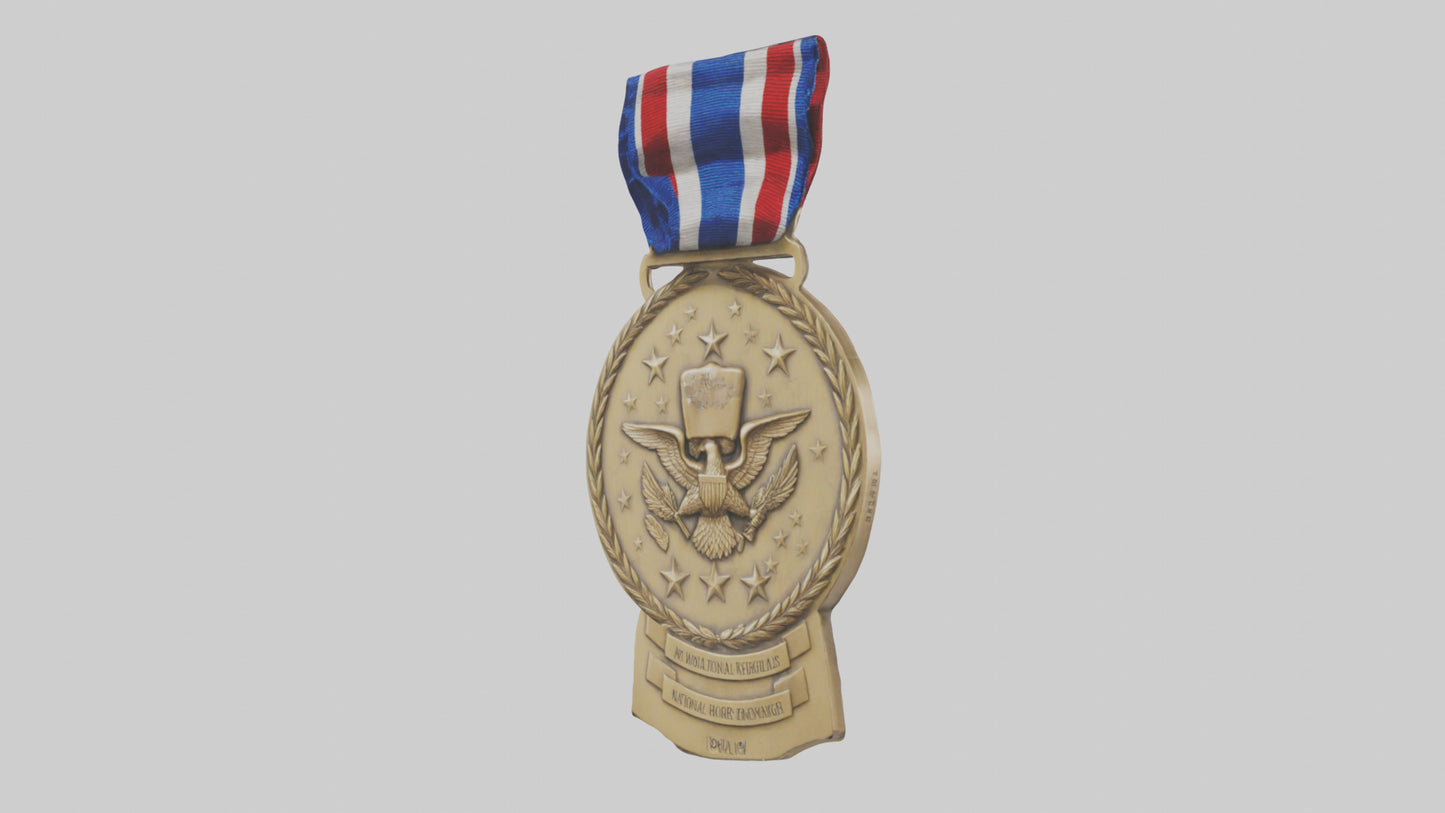 National Honor Medal model VR / AR / low-poly