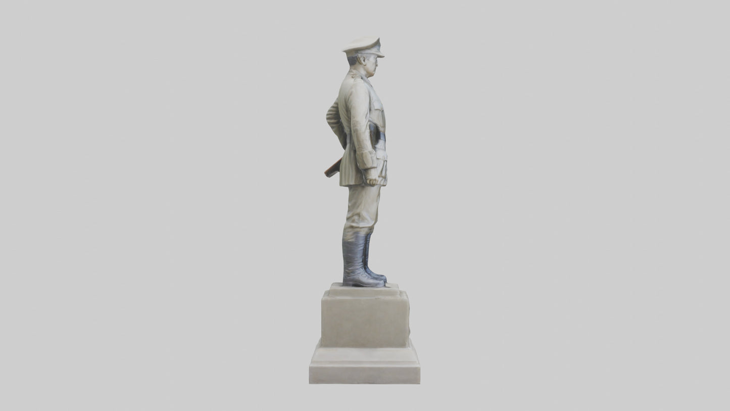 National Soldier Statue model VR / AR / low-poly