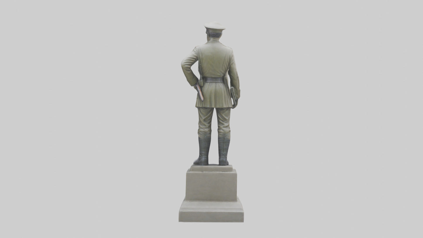 National Soldier Statue model VR / AR / low-poly