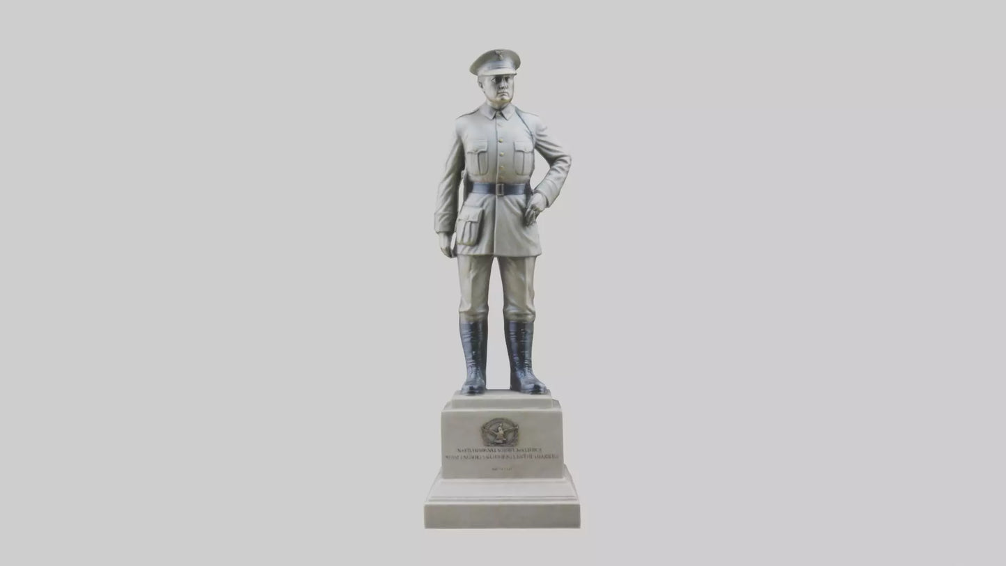 National Soldier Statue model VR / AR / low-poly